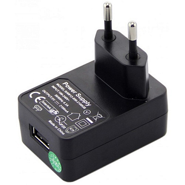 Блок питания POWER SUPPLY-100-240 VAC; 5 V; 2.5 A WITH EUROPE PLUG.
