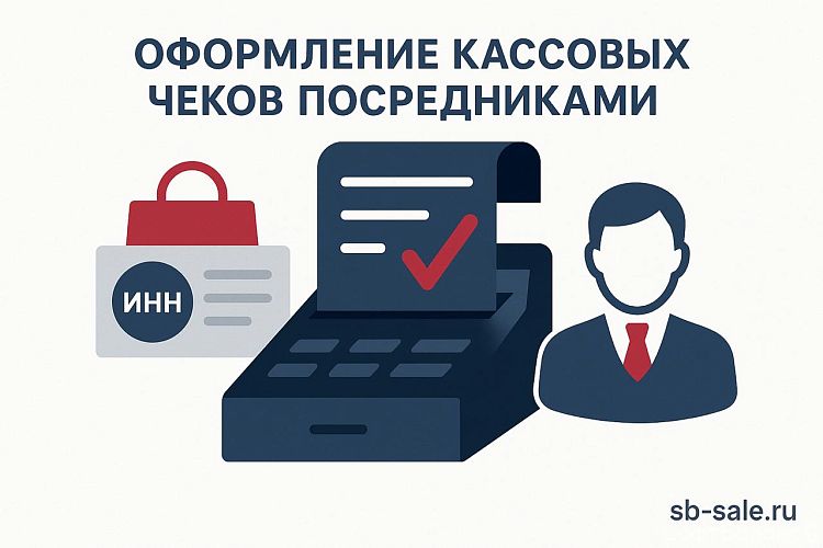 Порядок оформления кассовых чеков при продаже товаров посредниками