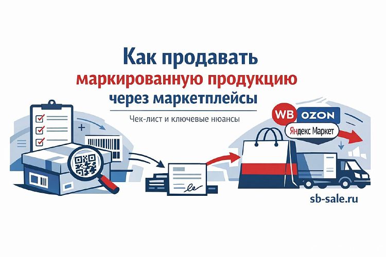 Как продавать маркированную продукцию через маркетплейсы: чек-лист и ключевые нюансы